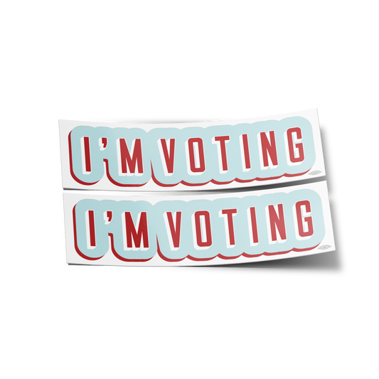 I'm Voting Sticker Pack